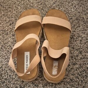 Steve Madden Tan/Nude Espadrilles
